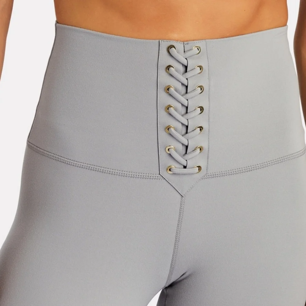 Set Weworewhat lace up legging and top gray - Picture 2 of 6